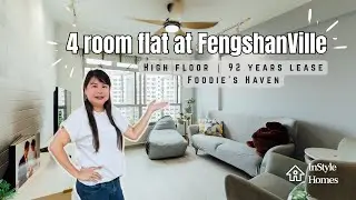 Spacious 4-Room HDB, High Floor, 187A Bedok North Street 4, 1km to 5 Primary Sch, Unblocked Views