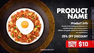 Restaurant Food Menu Promo After effects template videohive by MotionFox