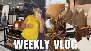 Weekly Vlog! Fall Decor shopping + Home Update + Sephora + Gym & appointments 