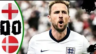 Denmark vs England All Goal 1-1 Europe cup 2024 highlight