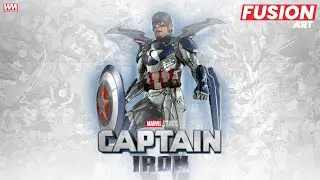 IRON MAN + CAPTAIN AMERICA ⚡️Fusion Art | Marvel Character Superheroes