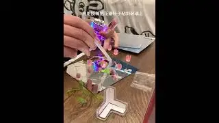 Handmade DIY Tulip Flower Cube Night Light