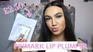 &pound;2.50 PRIMARK LIP PLUMPER!! | PRIMARK MAKEUP TESTING | CAITLIN SINNETT