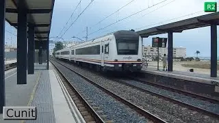 Cunit R2 : Rodalies Barcelona ( Renfe 448 - 451 - 470 - 130 )