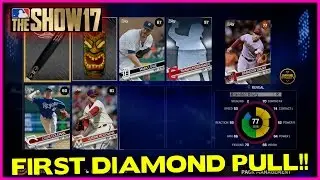 MLB The Show 17 - FIRST DIAMOND PULL!! FINALLY!!