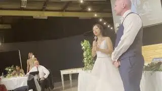 Marilou Strathdee - Wedding speech/ testimony