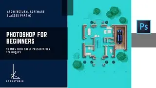 Photoshop for Beginners (Render a Floor plan ), Clipping mask, Brushes