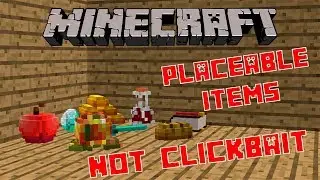 Minecraft | Placeable Items | Mod Showcase