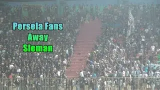 AKSI PERSELA FANS (LA Mania dan Curva Boys) AWAY MAGUWOHARJO SLEMAN