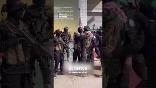 🤝 Mission complete: Al-Qassam, Quds Brigades fighters greet each other