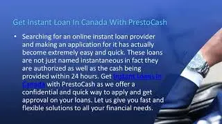 Instant Loans In Canada - Get Loan On Same Day