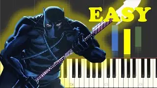 Black Panther Theme Song Piano Tutorial