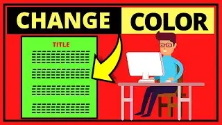 How to add a Color Background to Google Docs