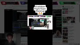 Krashdum Flight Team Stand Up!!! #flightreacts #flighteam #krashdum #shorts #clip #youtubeclip #fyp
