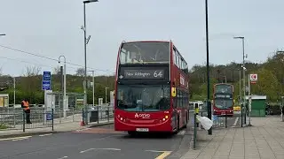 *Kickdown + Withdrawn* Journey on Route 64 | Arriva London South (LJ08CSV T43)