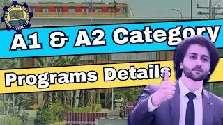 UET Spring Admission Categories I UET Spring Admission Programs Detailed I UET Spring Admission 2026