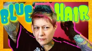 Dying My Pixie Cut Blue 💙 - Arctic Fox Hair Color