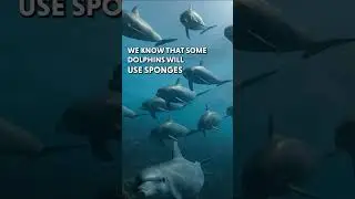 🐬🐬Dolphins make and use tools??🛠️🧽 #shorts #dolphin #dolphinnose #aquatic #rostrum #sponge #podcast