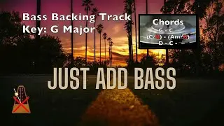 Classic Rock Style Groove and Chord Progression in G Major | Bass Backing Track - No Bass