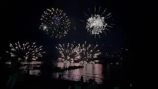 Hakone Shrine Grand Festival Fireworks | Lake Ashi, Japan 🎆