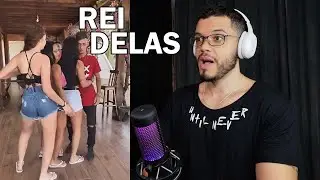 Ninja dança com 3 mulheres ao mesmo tempo (vídeos aleatórios)