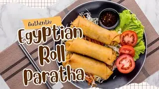 Authentic Egyptian Roll Paratha In Makkah   | Tasty and Delicious | Makkah Street Food