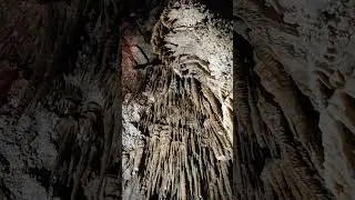 Stalactites and Stalagmites #cave #underground #shorts