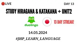 [JPN/ID/ENG] STUDY CHARACTERS & INTRODUCE YOURSELF | LIVE STUDY | JAPAN DAY 12 #JHP_Learn_Language