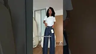 Trying on new  jeans from Mango..the fit is amazing so chic for 👌🏾 Autumn/winter #mango
