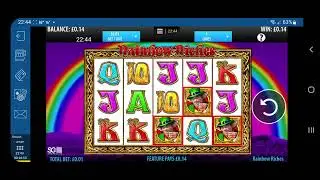 Rainbow riches  Road to riches  possibly the s.allest win ever 🤣🤣