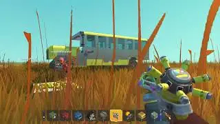 Scrap Mechanic | Repairing A School Bus | Video 1