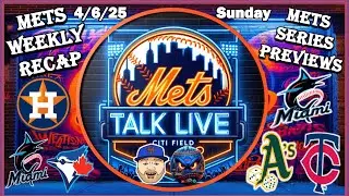 Mets Talk Live | Mets vs Blue Jays Series Recap | Mets vs Marlins Series Preview | New York Mets |