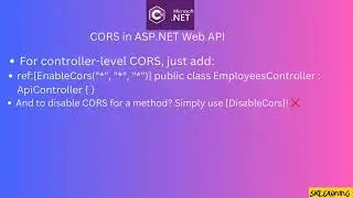Fixing CORS Errors in ASP.NET Web API: Enable Cross-Origin Requests