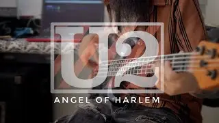 U2 - Angel of Harlem (bass cover). 