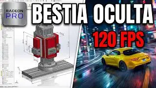 Ganga gamer Amd Radeon pro W5700 para cad, edici&oacute;n y realidad virtual. Es una bestia oculta
