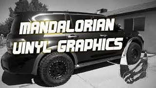 Time lapse Nissan Armada Patrol Mandalorian DIY Vinyl Graphic