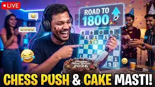 🔴 DAILY CHESS LIVE ♟️ | Push to 1800 🚀 &bull; Play With Me &bull; Learn &bull; Improve