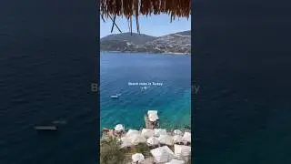 Beach clubs in Turkey #travel #turkey #kalkan