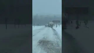 Blowing Blinding snow..Alaska Hi-way road closure ...Feb 1/ 2025..North of Ft Nelson BC
