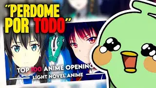 EXPERTOS en NOVELAS LIGERAS Reaccionan a Top 100 Anime Openings Light Novel set 2 | Artrix Reacciona