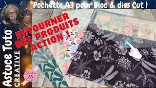 Comment Ranger Classer Préserver ASTUCE Scrap Création POCHETTE A3 pour une RENTREE ORGANISEE ©A63