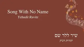 Song With No Name (שיר ללא שם) by Yehudit Ravitz | Hebrew & English Lyrics