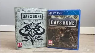 Days Gone Special Edition Unboxing ASMR - PlayStation 4