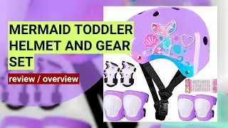 Review: Toddler Mermaid Helmet & Protective Gear Set for Ages 3-8