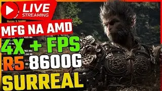 MFG no Ryzen 5 8600G Testando em LIVE (Tirando Duvidas)