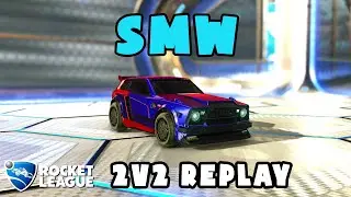 Smw. Ranked 2v2 POV #9 - Smw. & Ahmad VS Hyderr & Ever. - Rocket League Replays