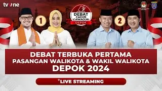 [LIVE] Debat Perdana Calon Walikota & Wakil Walikota Depok 2024 | tvOne