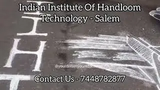 IIHT Salem | Central Govt B.Tech Handloom & Textile Technology | Lateral Entry | #TextileEngineering