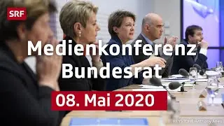 Medienkonferenz des Bundesrats - 08. Mai 2020 | SRF News