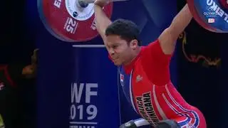 Luis Garc&iacute;a (DOM) &ndash; 277kg 15th Place &ndash; 2019 World Weightlifting Championships &ndash; Men's 61 kg